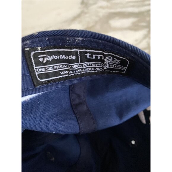 Taylor Made R7 Golf Blue Strapback Cap Hat - Picture 6 of 7